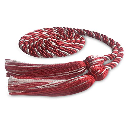 Image of Single Honor Cord Two-Color (Red /White)