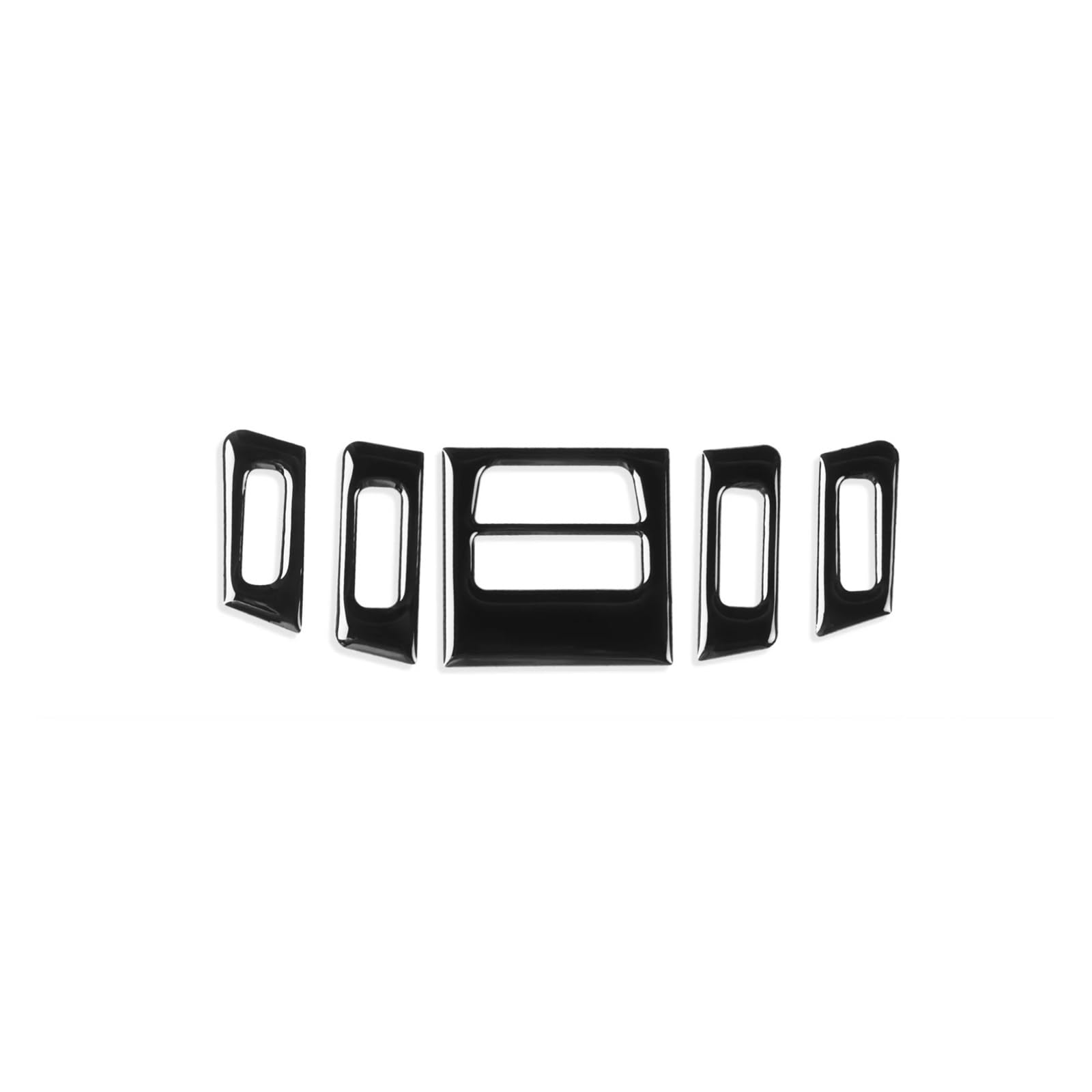 VNHLOTVJL Car Gear Shift Air Conditioner Outlets CD Panel Accessories Sticker Compatible for BMW 3 Series E90 E92 E93 2005-2012 Piano Black(Type4)