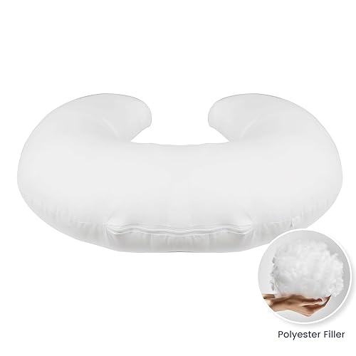 Miniatura 4 de Almohada de lactancia materna, almohada interior para alimentación con biberón, núcleo y posicionador para mamá, niños y niñas, ajuste para todas