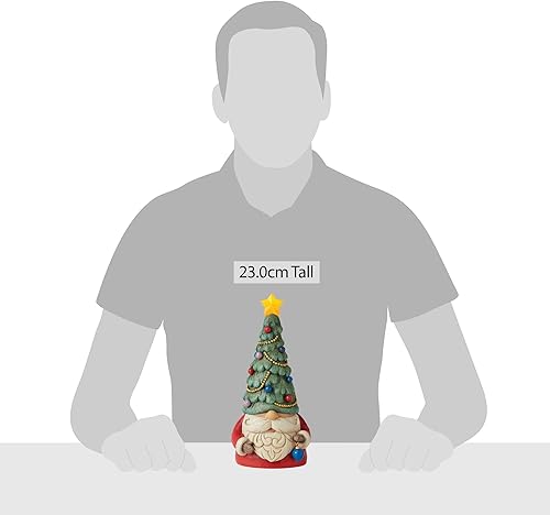 Miniatura 5 de Enesco Jim Shore Heartwood Creek - Figura iluminada para árbol de Navidad, gnomo, 9.25 pulgadas, multicolor