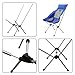 MOON LENCE Compact Camping Chair High Back Ultralight Portable Folding Backpacking Chair Summer Camping-Super Breathable (lonuge Chair Blue)