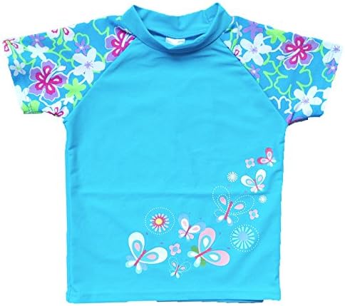 Miniatura 3 de Baohulu- Traje de baño de dos piezas Tankini UPF 50+ UV. Juego de protección Rash Guard para 3-12 años
