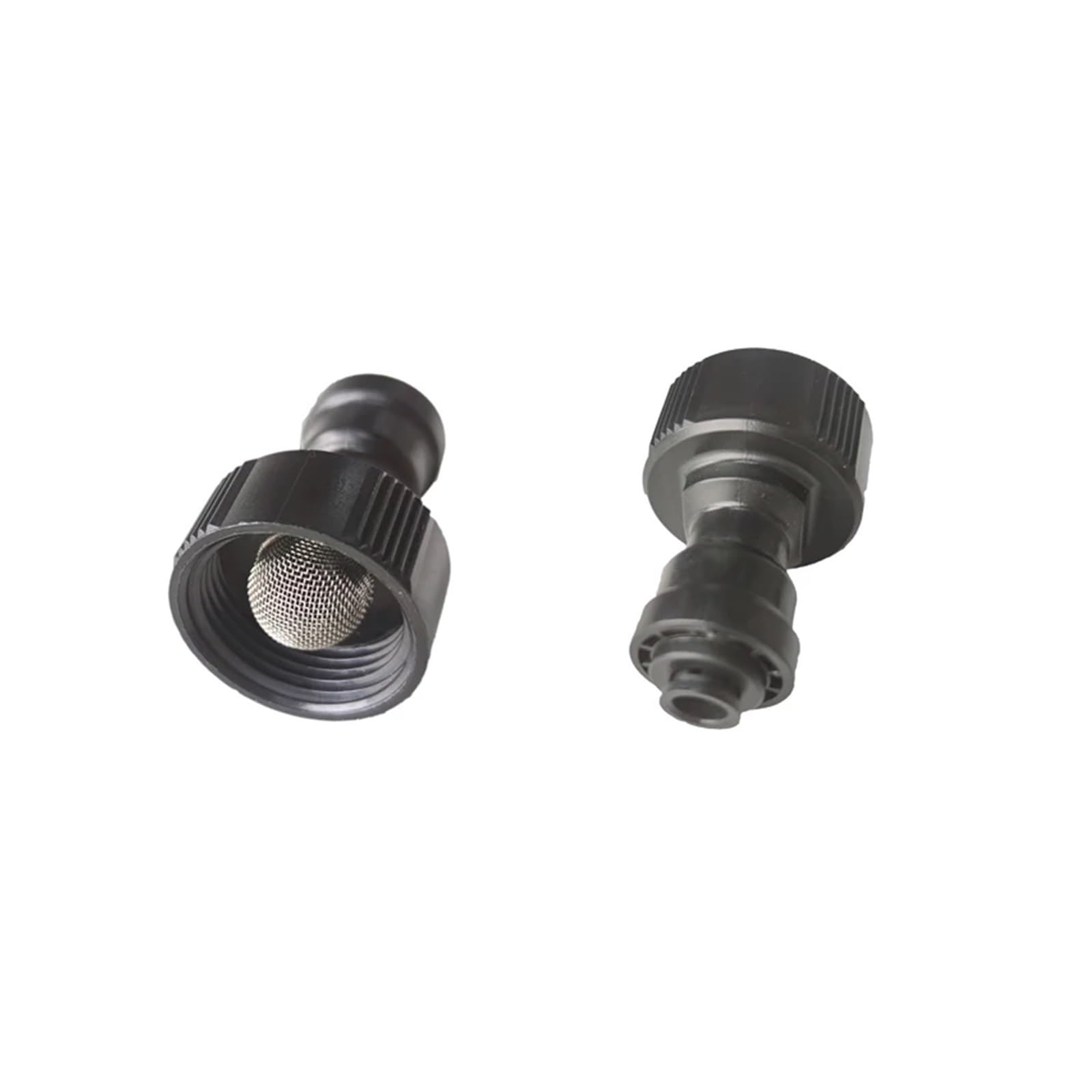 10 pz 1/4 "a 3/4" Filettatura Femmina Connettore Rapido Bianco Nero Opzionale Sistema di Nebulizzazione di Irrigazione 1/4 "Spingendo Rapidamente Slip Lock Accoppiamento(Svart)