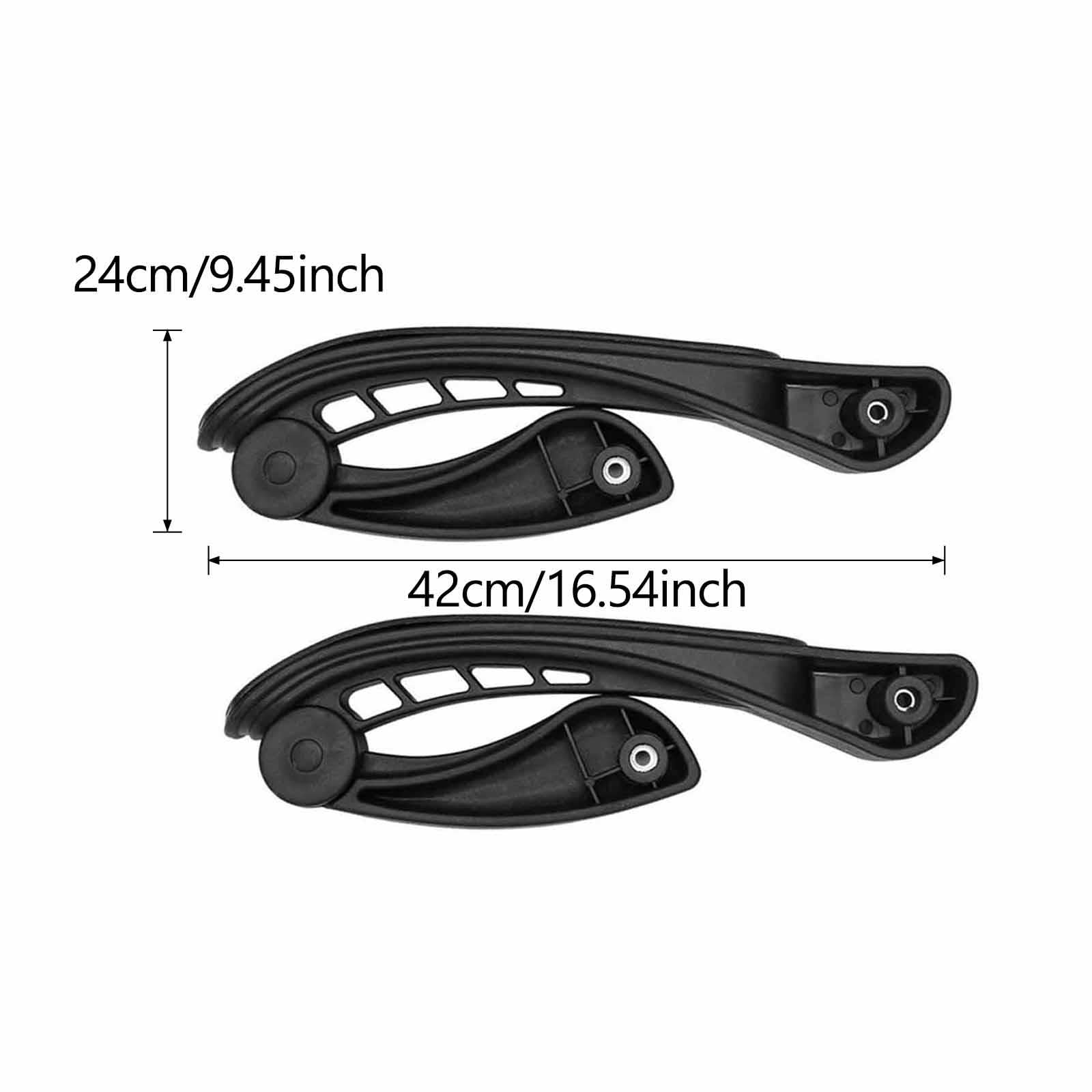 Colcolo 2 Stück Universal-Bürostuhl Armlehne Stuhl Armlehne Leichtes Zubehör Zartes Bewegliches für Gaming-Stuhl Computerstuhl Bürostuhl, 4 Löcher