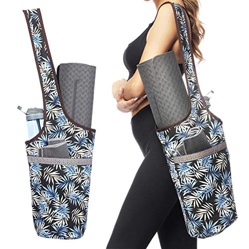 Entiforry Yoga Mat Bag w/Large Pocket and Zipper