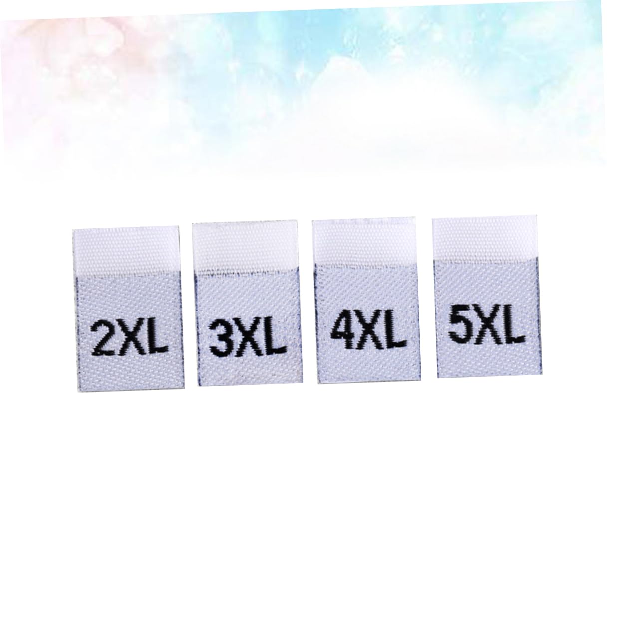 Operitacx 3 Set Di Etichette Con Nome Per Vestiti Etichette Adesive Per Taglie Di Vestiti Etichette Bianche Piegate Per Uso Domestico in Negozio 400 Pezzi*3