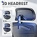FLEXISPOT Ergonomic Office Chair High Back Mesh Swivel Computer Chair Home Office Desk Chairs with Wheels Lumbar Support Deep Black