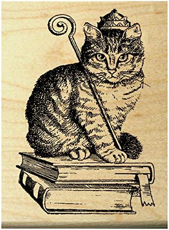 Royal Cat Rubber Stamp WM P34