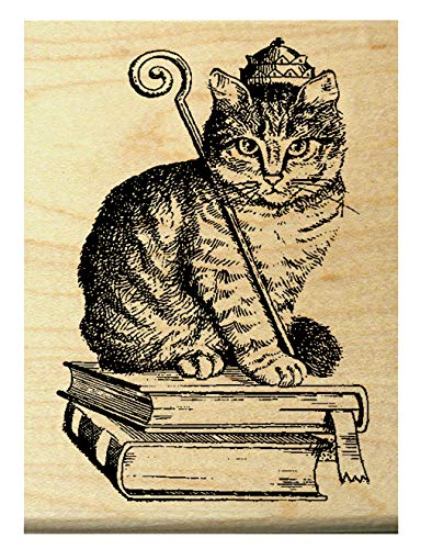 Royal Cat Rubber Stamp Wm P34 #TOP1