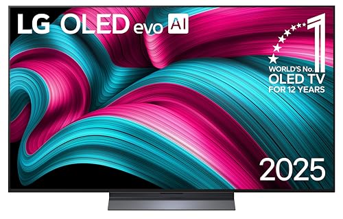 LG OLED EVO 55C54LA 55 Zoll Fernseher, 4K Smart TV 120Hz, a9 Gen8 AI Prozessor 4K, WebOS 25