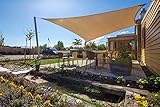 COCONUT Rectangle Sun Shade Sail Canopy, 20' x 26' Patio Shade Cloth Outdoor Cover - Sunshade Fabric...