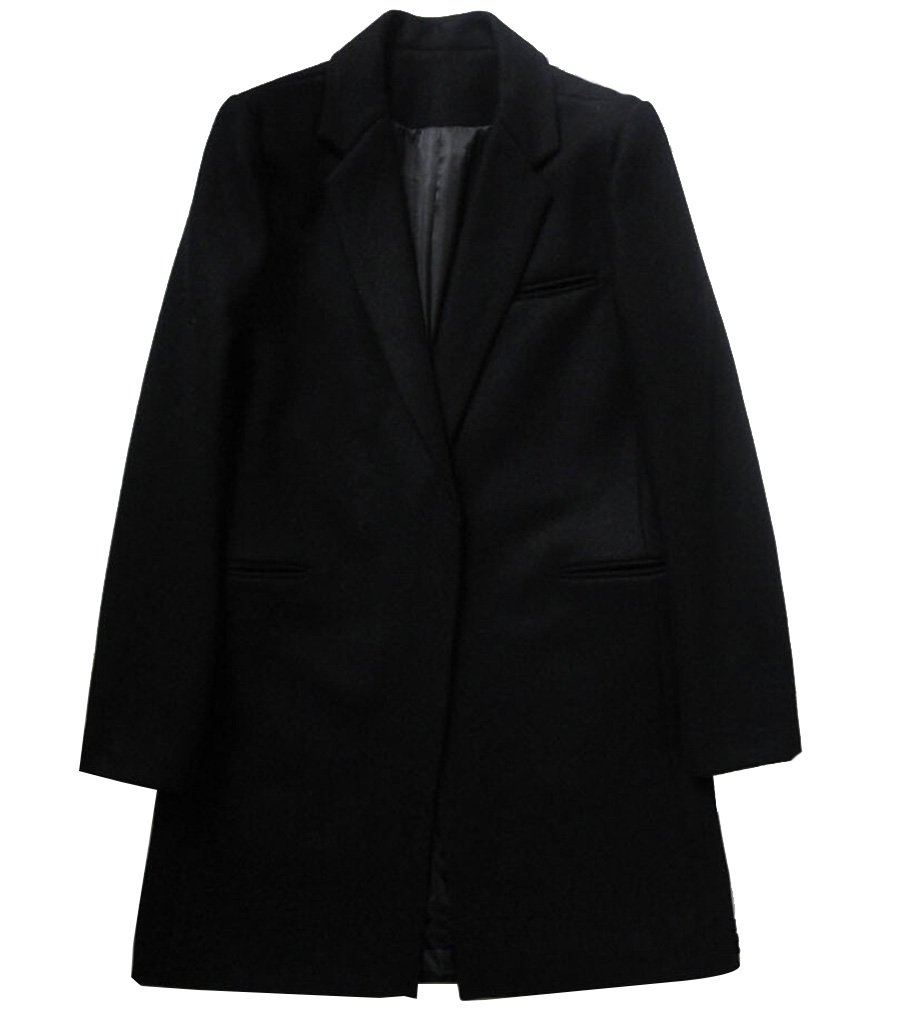 Damski płaszcz zimowy elegancki sztuczny płaszcz wełniany Outwear trencz płaszcz zimowy długi płaszcz