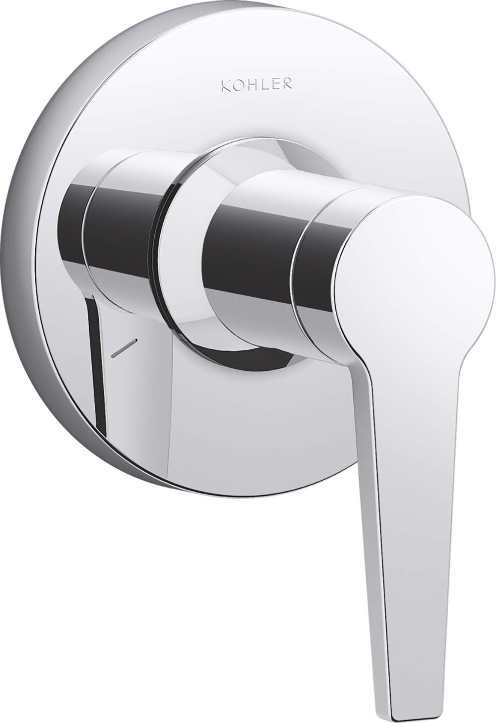 Garniture de poignée Kohler T97091-4-CP en chrome poli pour mitigeur de salle de bain élégante