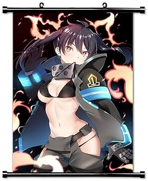 Fire Force Anime Fabric Wall Scroll Poster 16x24 Inches [A] Fire Force-25