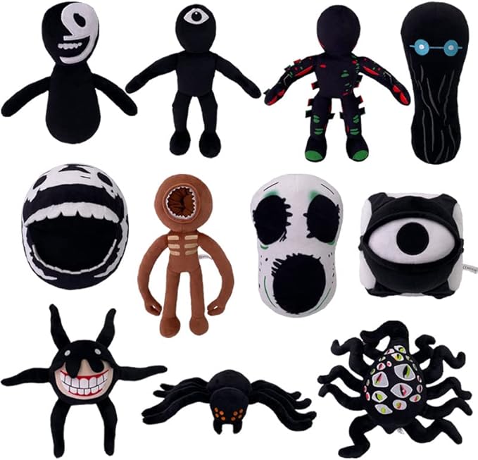 Amazon.co.jp ロブロックス ドアーズ Doors ぬいぐるみ ロブロックス ドアーズ ホラー ゲーム おもちゃ ブラウン ロング