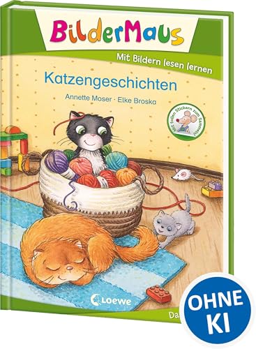 Bildermaus - Katzengeschichten: Mit Bildern lesen lernen - Ideal für die Vorschule und Leseanfänger ab 5 Jahre