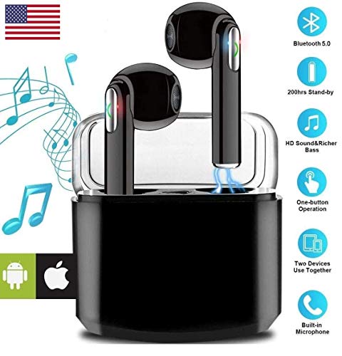 【2020 Upgraded Version】 I7s TWS Sound Wireless Bluetooth Earphone Earbud Headphone Handsfree Sports