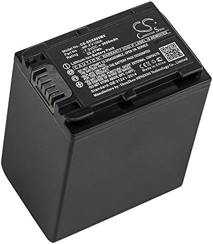 Battery for Sony FDR-AX33, FDR-AX40, FDR-AX700, FDR-AXP33, HDR-CX450, HDR-CX625, HDR-CX680, HDR-PJ620, HDR-PJ675, NEX-VG30 PN:Sony NP-FV100A 3050mAh