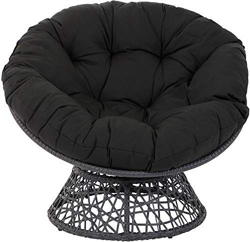 Coussin de balcon Papasan pour fauteuil de patio et de cour extérieure