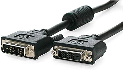 StarTech. com - Cable de extensión DVI de 6 pies, enlace único, macho a hembra, 1920 x 1200, cable DVI-D, cable para monitor de computadora, cable