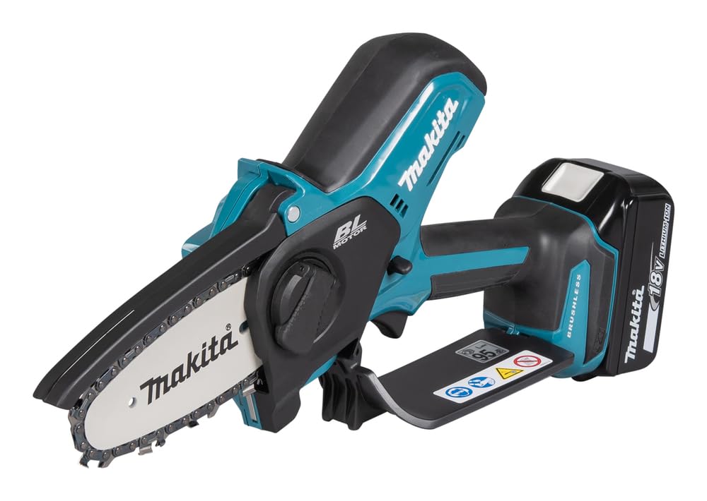 Sierra de podar a batería Makita DUC101RF01 con cargador para mantenimiento doméstico