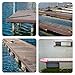 Nalwort Dock Bumpers 16 Feet and 24 Feet, Full Protection Dock Fender for Straight Edge and Side, Boat Dock Bumpers for Edging, Includes Mounting Screws, Black Gray Blue Brown Green Orange Yellow