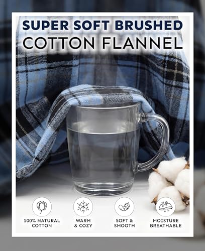 Image of Andrew Scott Men's Flannel Drawstring Pajama Pants | Plush Flannel Fleece | Pockets | Drawstring