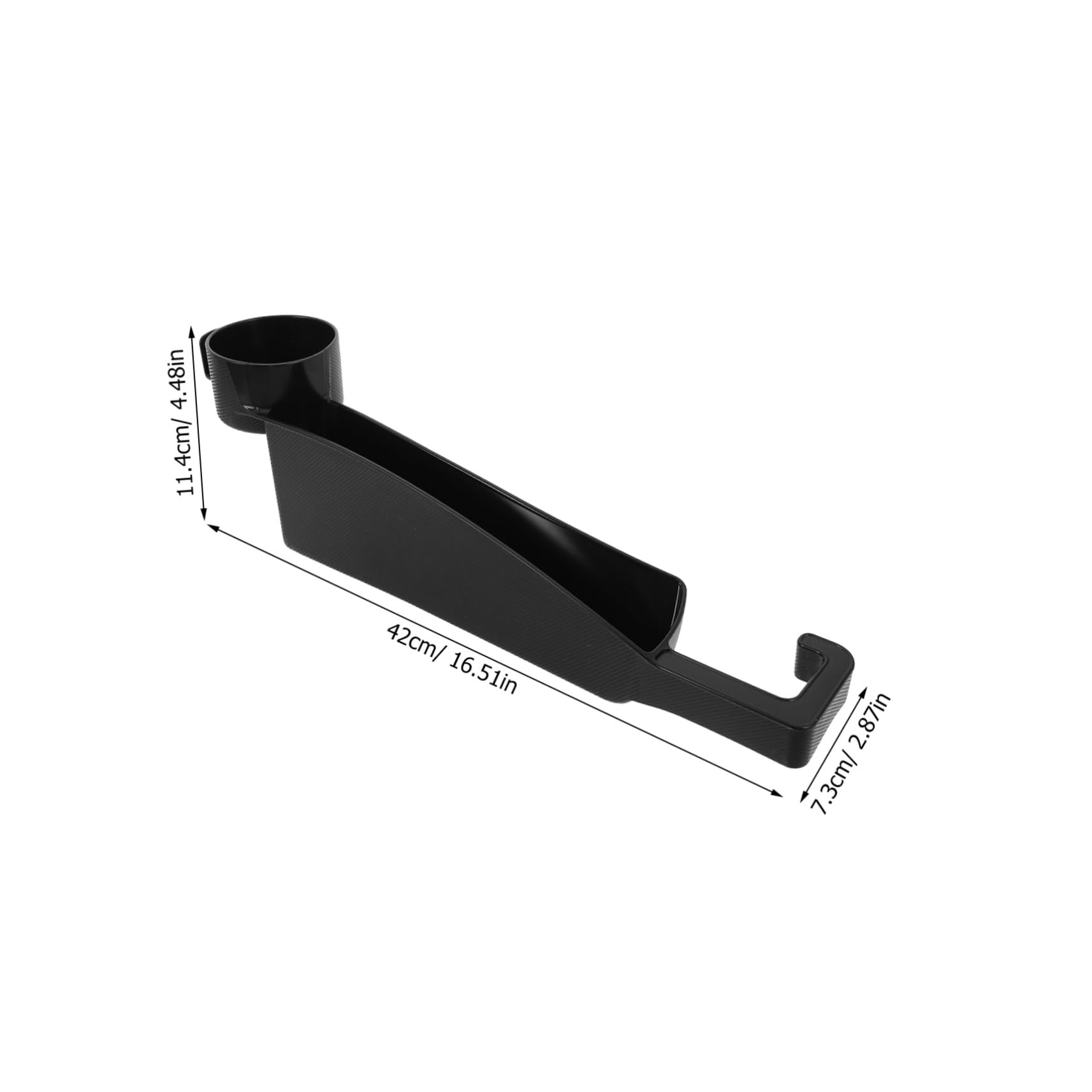 Mikinona Caja De Almacenamiento Para Huecos De Coche Organizador Del Asiento Del Automóvil Contenedor De Almacenamiento De Coche Organizador De Suv Black Abs