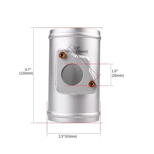 Miniatura 14 de BARTOO Base para medidor de flujo de aire MAF, montaje para sensor Toyota/Mazda/Subaru/Honda (2.75 pulgadas, 1)