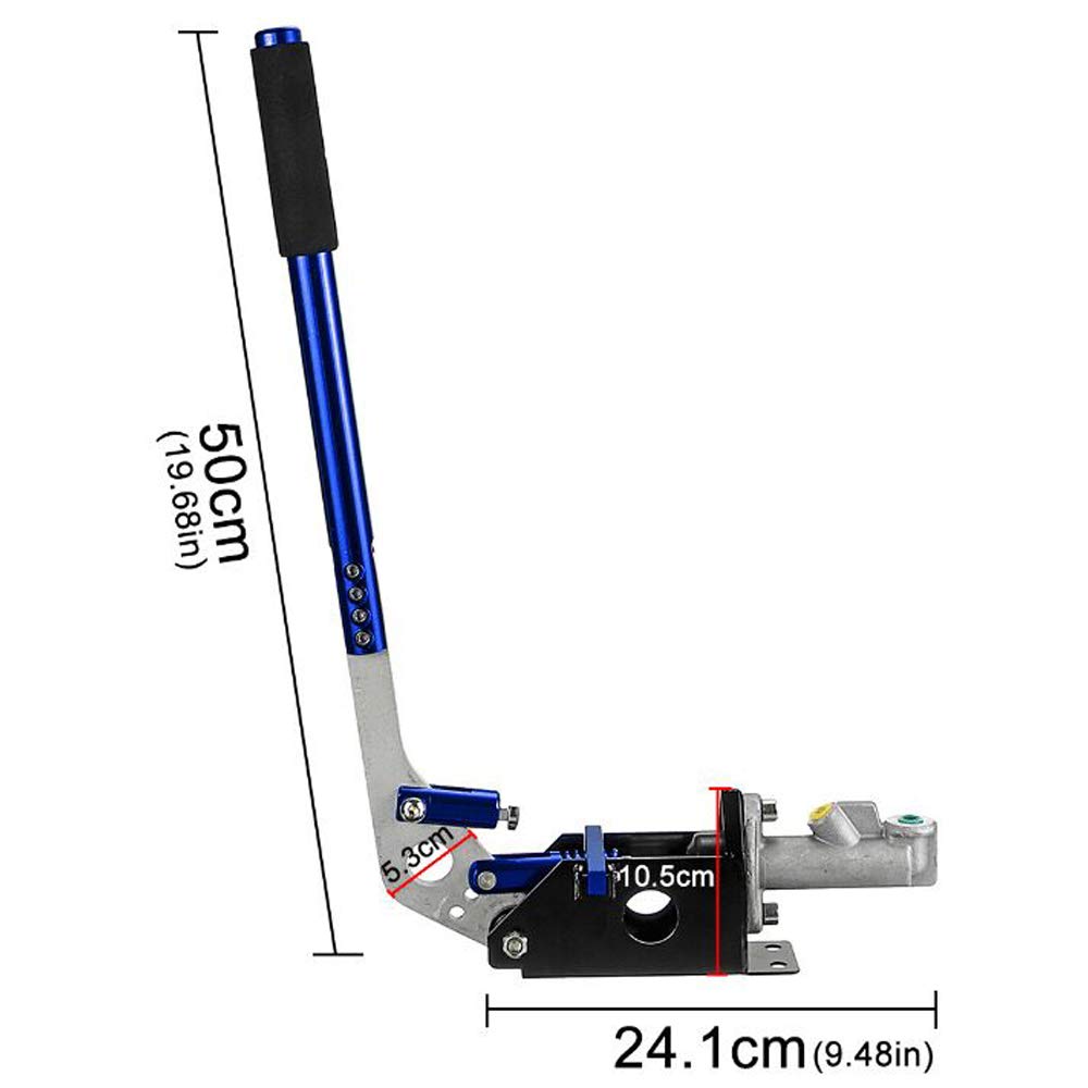 Freno a mano idraulico M8/M13 Freno a mano universale regolabile in lega di alluminio Drift Handbrake verticale in piedi Rally