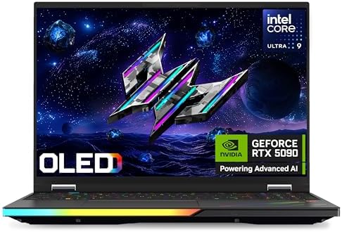 acer Predator Helios 16 AI PH16-73 Gaming Laptop - Intel Core Ultra 9 275HX, 64GB, 1TB Gen5 SSD, NVIDIA GeForce RTX 5090, 16" OLED 240Hz, Windows 11, Black