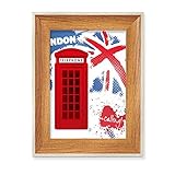 Material: Ce cadre photo est en bois,sa surface dispose du panneau de protection en pleixglass.