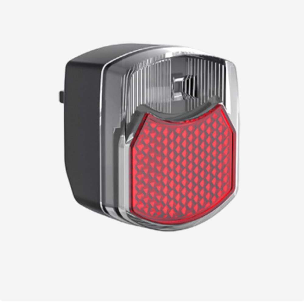 Fanale Posteriore per Bicicletta elettrica Indicatore di Freno per Bici elettrica Luce Posteriore a LED Lampada di Segnalazione Notturna Riflettore Componenti per Ciclismo