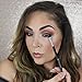 Eyeshadow Makeup Brush Set with Case - Beauty Junkees 8pc Professional Eye Make Up Brushes for Eye Shadow Blending, Eyeliner, Pencil, Crease, Shader, Definer, Black, Labeled, Affordable