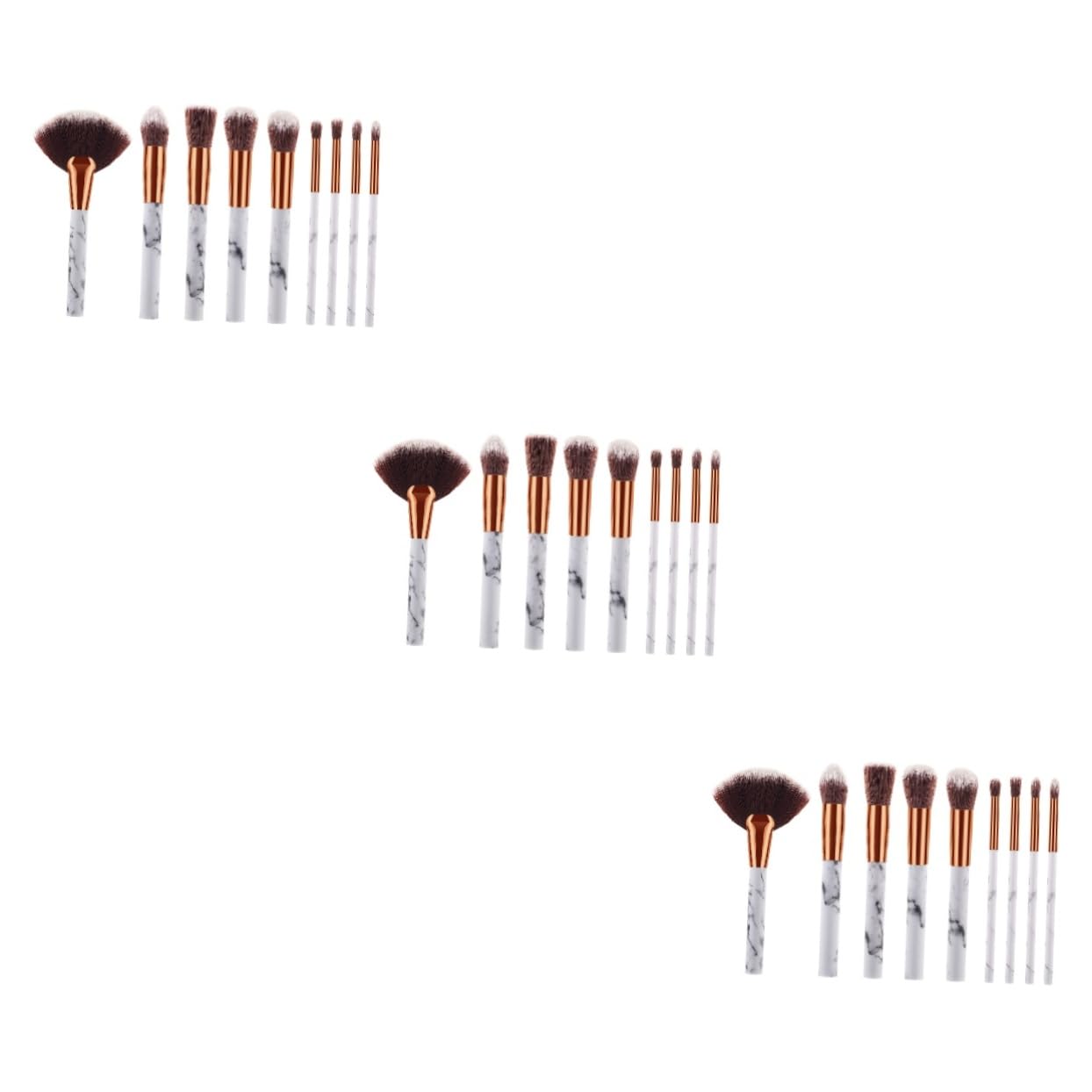 MAGICLULU 27 Piezas Brocha De Maquillaje Para Mujer Rubor Delineador De Ojos Brocha Para Polvos Pincel De Maquillaje Profesional Kit De Cosmetología Herramientas De Belleza Importante