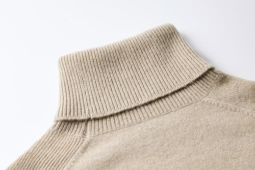 Image of EURKEA Women's Turtleneck 100% Cashmere Sweater, Long Sleeves Pullover Winter Top for Women, Gift Ready