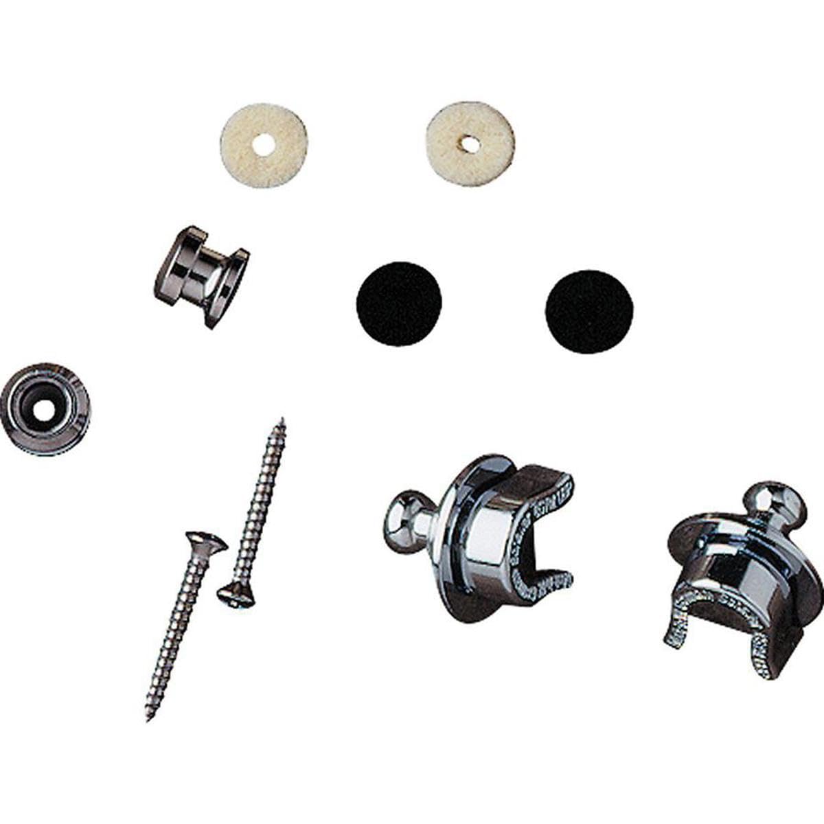 Fender Schaller Strap Locks Chrome - Pack of 2