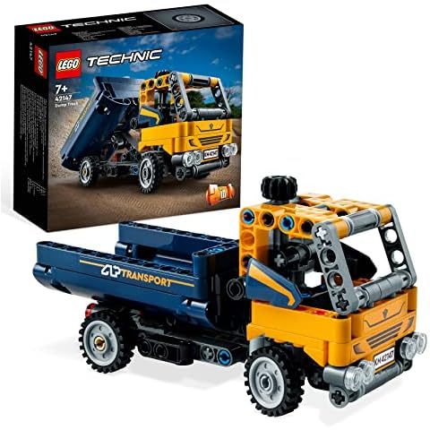 LEGO 42147 Technic Volquete y Excavadora de Juguete 2en1 Cover