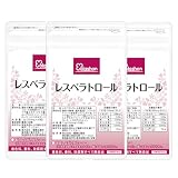 健康応援団 レスベラトロール サプリメント お徳用 3袋 90粒 ブドウ由来 フランス産 ポリフェノール エイジングケア 抗酸化 美容 国産