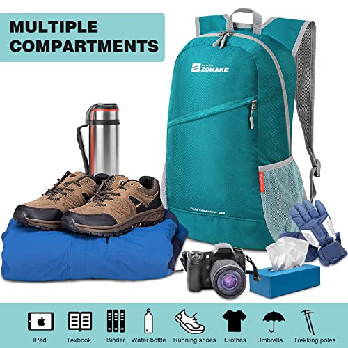 Mochila Ligera Plegable ZOMAKE 20/35L Impermeable miniatura 3