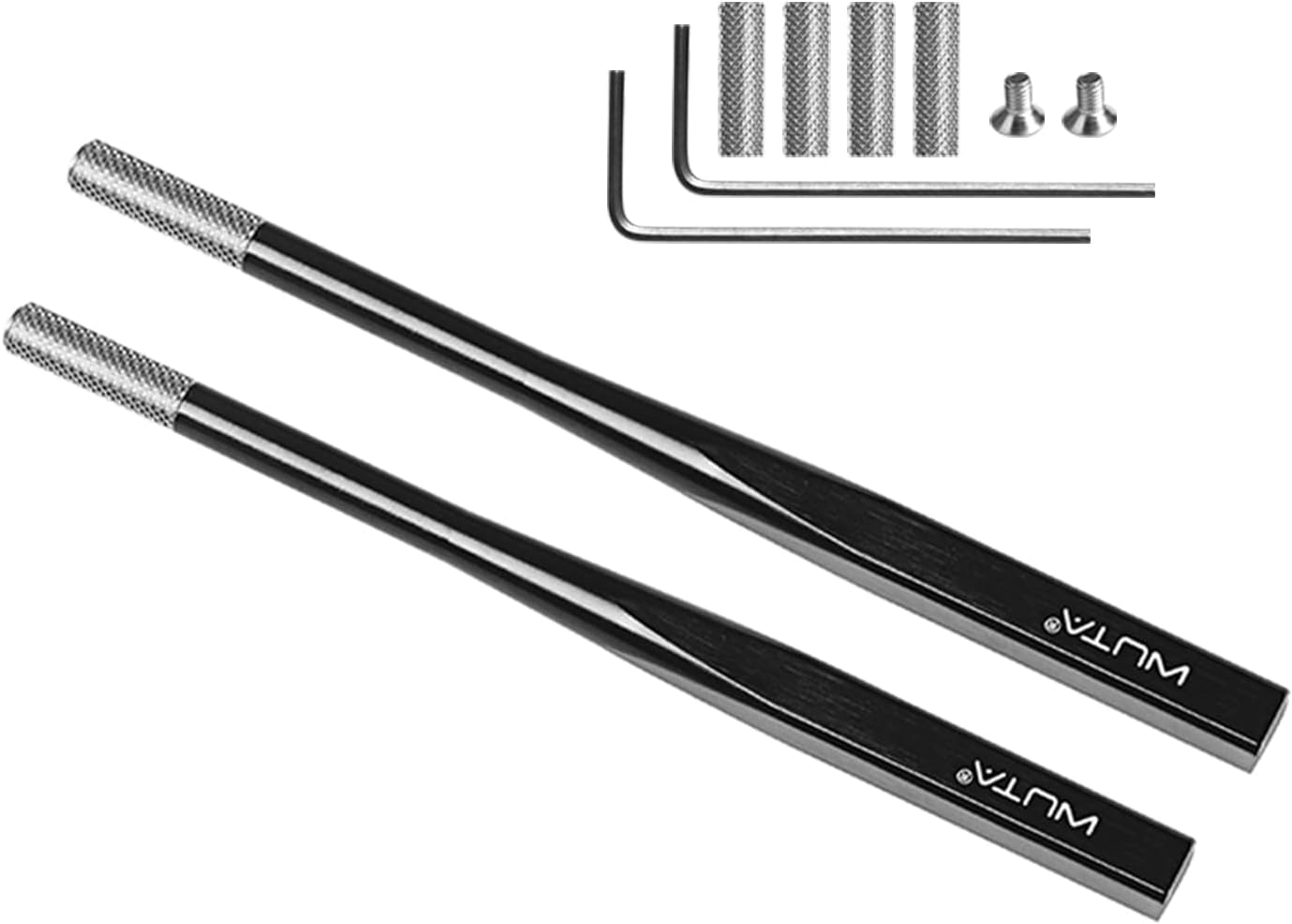 WUTA 2 Pcs Leather Edge Paint Roller Pen with 4 Spare Replaceable Head Rollers,Professional Edge Dye Applicator, Leather Craft Tool for Edge Coating and Finishing