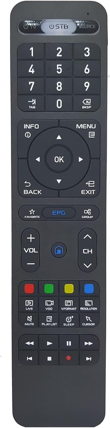 Remote Control for Formuler Zx/Zx 5G / Z7+ / Z7+ 5G / Z Prime / Z8 / Z10 / Z10 SE/Z Neo/Z+ / Z Nano/Z+ Neo/Z Alpha/S Mini/S Turbo