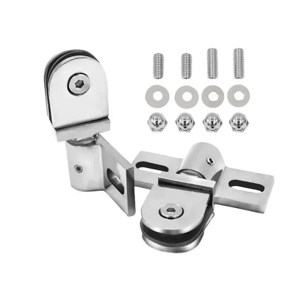 Shungong Color 3 2Pcs 180 Degree Zinc Alloy Glass Shower Door Hinges