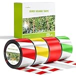 Bird Scare Tape 200M (4 Rolls) – Reflective Bird Repellent Tape for Gardens, Farms, Fruit Trees, Balconies – Effective Bird Deterrent Scare Devices