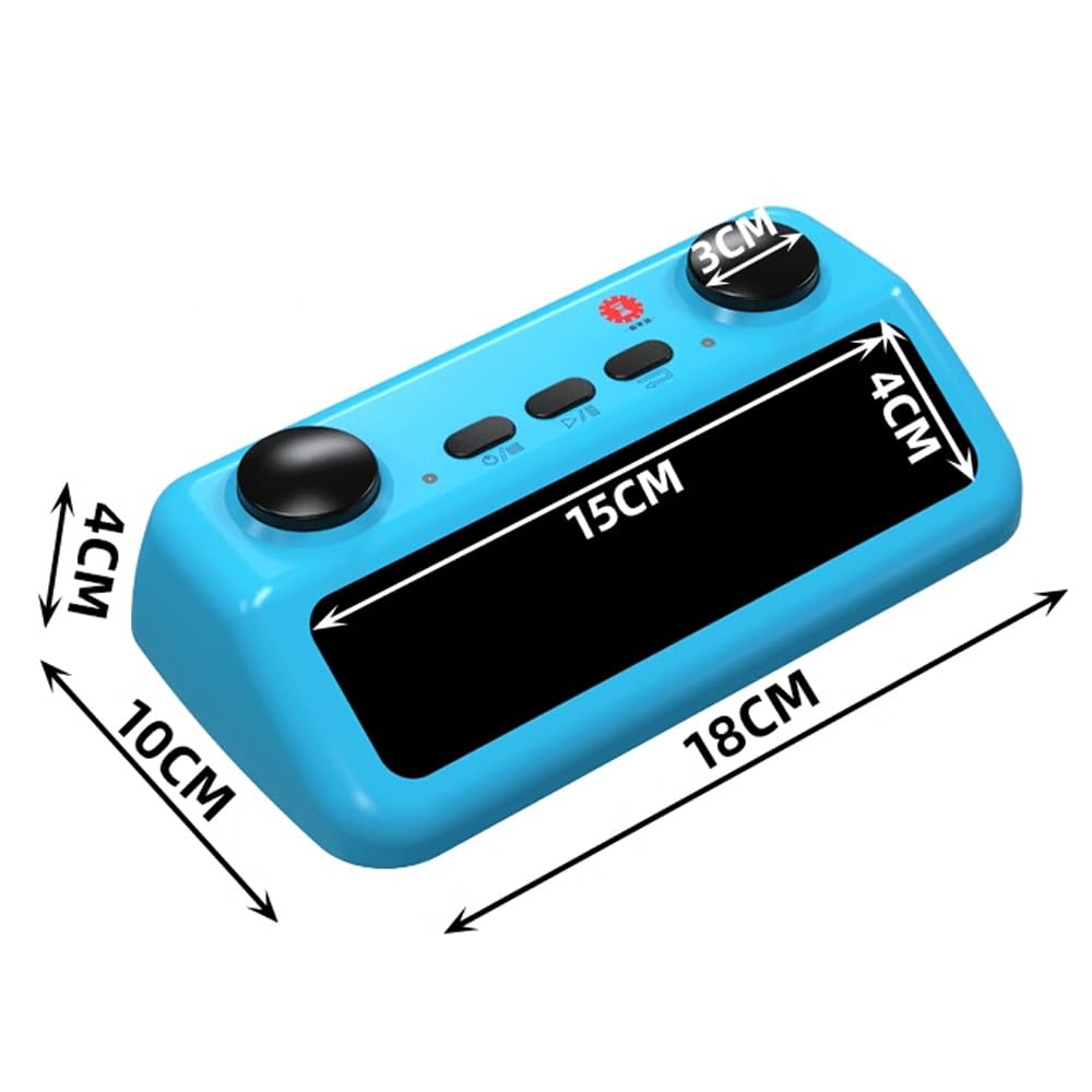 Orologio per Scacchi con Display Ad Alta Definizione e Ampio Schermo a LED con Batteria Al Litio Ricaricabile Incorporata, Timer per Scacchi e Go