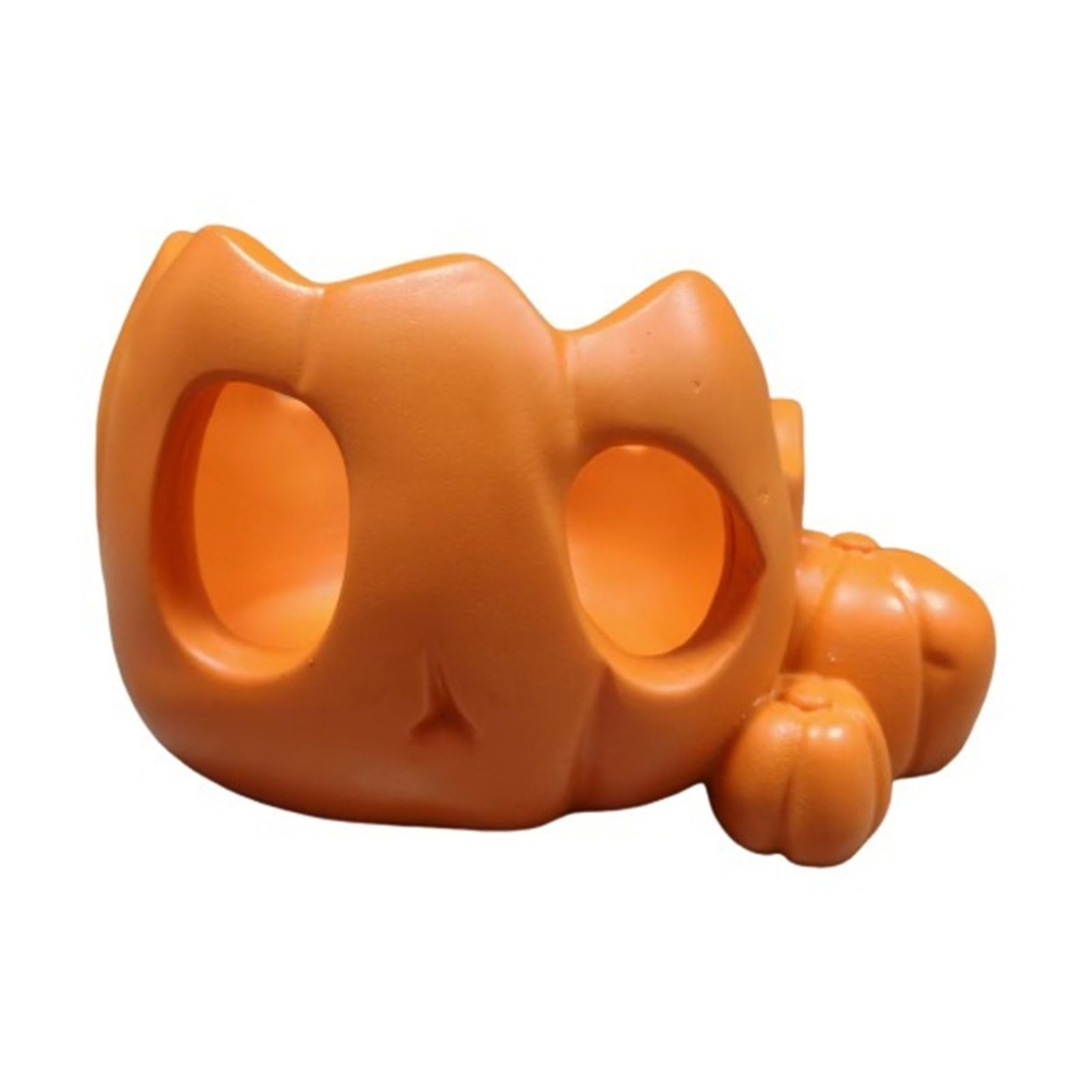 carotoe Unique Halloween Resin Stand Skull Pumpkin Shape for Parties Bookshelves Desk Decoration Display