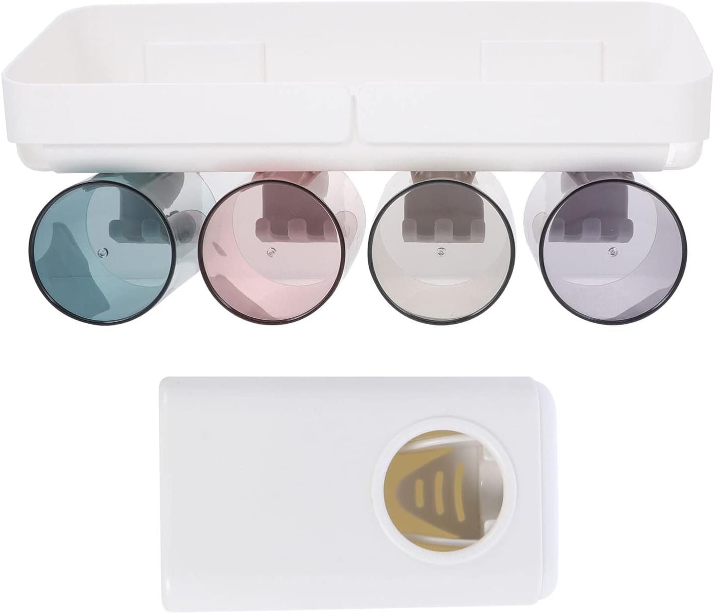 Lurrose 歯ブラシスタンド 歯ブラシ収納ラック 歯ブラシホルダー 歯ブラシ立て 洗面所 収納 壁掛け おしゃれ 電動歯ブラシ 吸盤 大特価 カップ付き 4人用 歯磨き粉カップ付き バスルーム収納 Lurrose 歯ブラシスタンド 歯ブラシ収納ラック 歯ブラシホルダー 歯ブラシ立て 洗面所 収納 壁掛け おしゃれ 電動歯ブラシ 吸盤 大特価 カップ付き 4人用 歯磨き粉カップ付き バスルーム収納