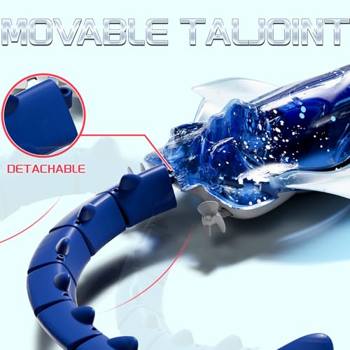 image for Bennol Remote Control Shark Toys for Boys Kids, 1:18 Scale High Simula