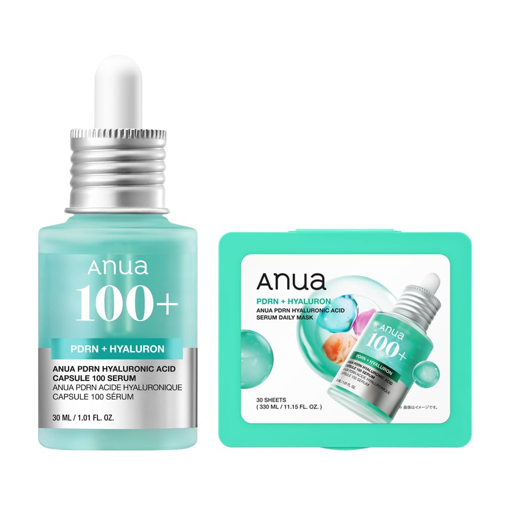 Amazon.co.jp: ANUA(アヌア)PDRNヒアルロン酸カプセル100セラム30ml+