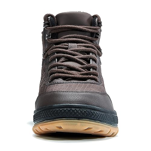 Wondamo Men's Snow Boots Lightweight Waterproof Winter Boots Fur Lined Anti-slip Cold Weather Shoes4